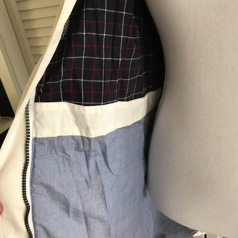 Sebago Women’s White Anorak Sailing Jacket with Detachable Hood Size Medium - Picture 7 of 12